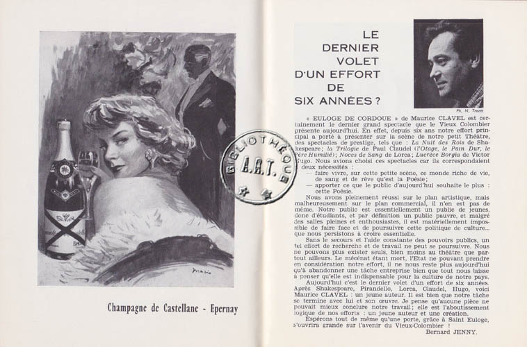 Les programmes de Théatre de l\